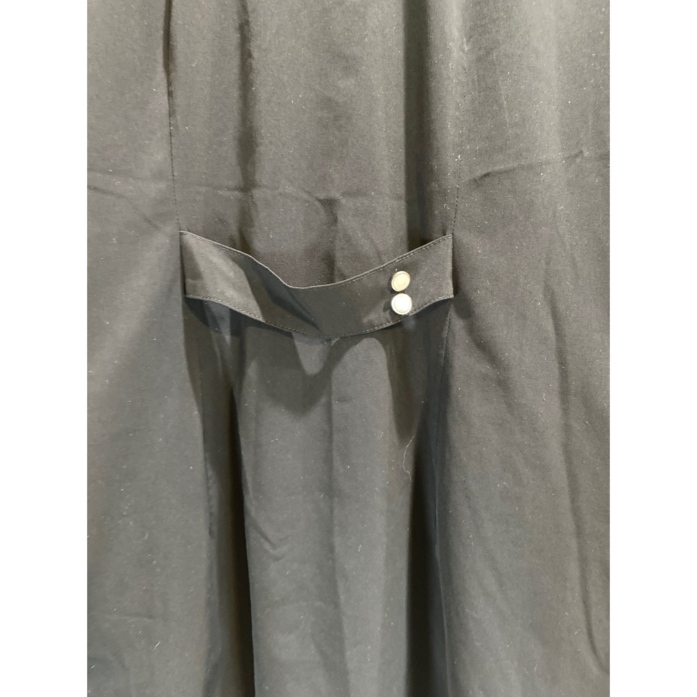 Smart by Maevn Womens Black Zip Front Scrub Jacket Professional Medical Coat L - Picture 4 of 10